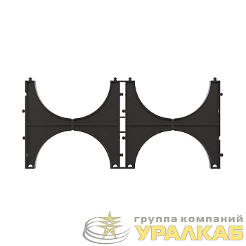 Кластер двойной для двустен. труб d110мм DKC 