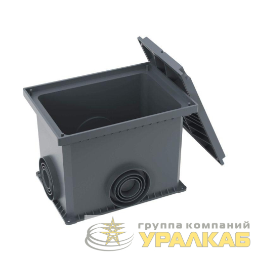 Колодец смотр. 335х240х255 с крыш. для двуст. труб DKC 