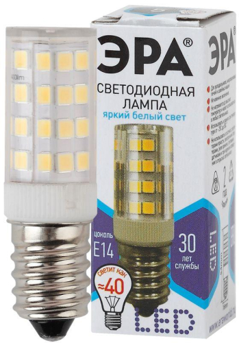Лампа светодиодная T25-5W-CORN-840-E14 400лм ЭРА 