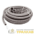 Труба гофрированная ПВХ легкая d20мм с протяжкой сер. (уп.20м) Ruvinil 