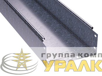 Лоток листовой неперфорированный 200х100 L3000 сталь 0.8мм DKC 