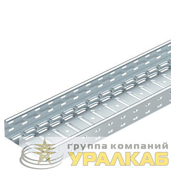 Лоток листовой перфорированный 200х60 L3000 сталь 0.7мм LKS 620 FS RU оцинк. (аналог 50х200) OBO 