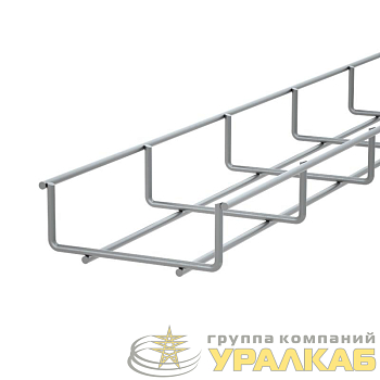 Лоток проволочный 100х35 L3000 сталь 4мм PL35-100-3000 оцинк. КМ 