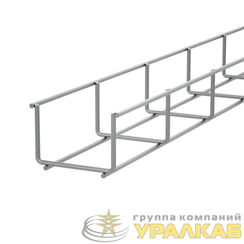 Лоток проволочный 60х60 L3000 сталь 4мм PL60-60-3000 оцинк. КМ 