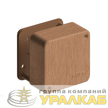 Коробка распределительная ОП 79х79х32мм IP40 бук (светл. основа) Ruvinil 