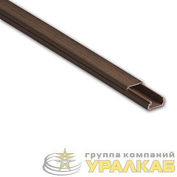 Кабель-канал 20х10 L2000 пластик дуб (темн. основа) Ruvinil 