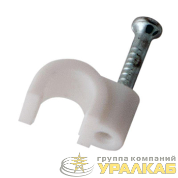 Скоба крепежная круглая d4мм (уп.50шт) Rexant 