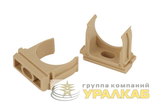 Держатель для труб (клипса) d20мм сосна Эра 
