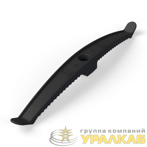 Держатель кабеля двусторонний для прямого монтажа (уп.20шт) черн. Промрукав 