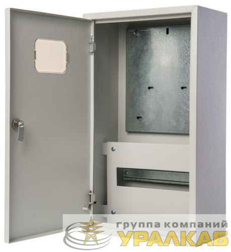 Корпус учетный навесной ЩРУН-3/12 520х300х160 3ф 12мод. IP31 метал. DEKraft 