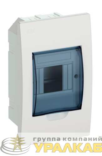 Корпус встраиваемый ЩРВ-П-4 Krepta 3 IP41 пластик. бел. IEK 