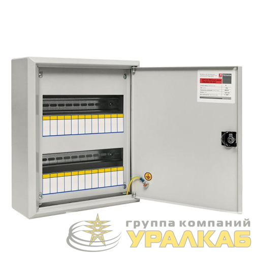 Щит ЩРН-24 (з) пласт. замок EKF 
