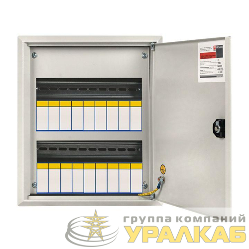 Щит ЩРН-18 (з) IP31 пласт. замок EKF 