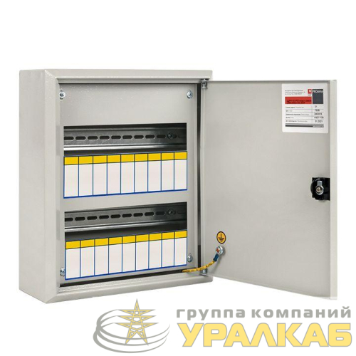 Щит ЩРН-18 (з) IP31 пласт. замок EKF 