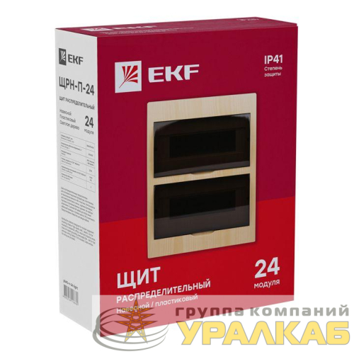 Щит ЩРН-П-24 IP41 светлое дерево PROxima EKF 