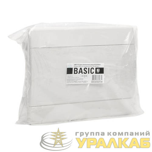 Щит ЩРВ-П-12 IP41 бел. дверца (пром. упак.) Basic EKF 