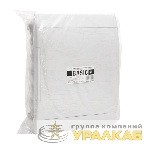 Щит ЩРВ-П-24 IP41 бел. дверца (пром. упак.) Basic EKF 