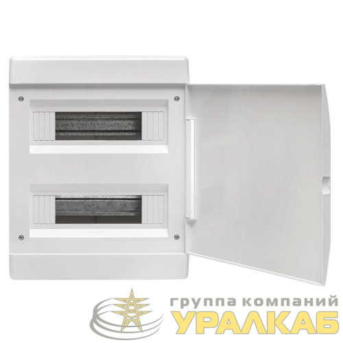 Щит ЩРВ-П-24 IP41 бел. дверца (пром. упак.) Basic EKF 