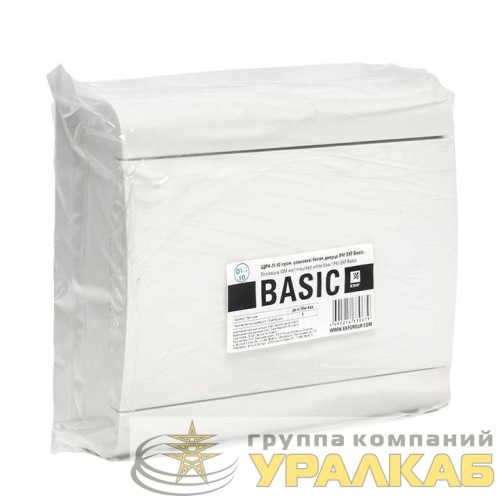 Щит ЩРН-П-10 IP41 бел. дверца (пром. упак.) Basic EKF 