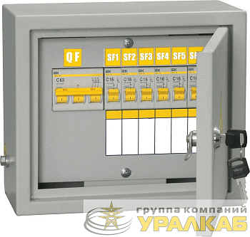 Щит ОЩВ-6/ОЩВ-3-63-6-0 (ВВ63А 6х16А) IP31 IEK 
