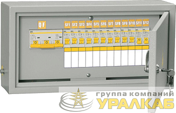 Щит ОЩВ-3-63-12-0 (ВВ63А 12х16А) IP31 IEK 