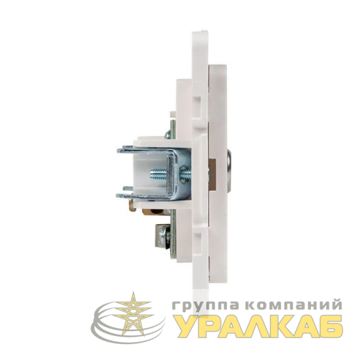 Розетка телевизионная TV 1-м Стокгольм 5-862МГц 75Ом механизм бел. PROxima EKF 