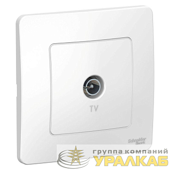 Розетка телевизионная TV СП Blanca коннектор бел. SE 