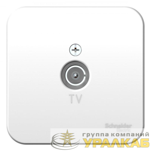 Розетка телевизионная TV ОП Blanca коннектор с изолир. пластиной бел. SE 