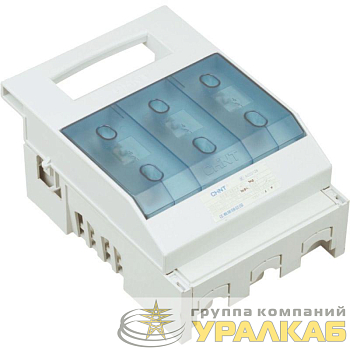 Выключатель-разъединитель 3п 400А NHR17-400/3 откидной с плавкими вставками со вспомогат. контактами CHINT 
