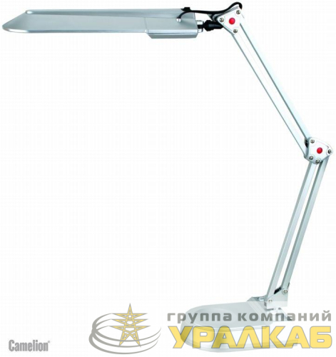 Светильник KD-017A настол. база + струбцина 230В 11Вт КЛЛ 2G7 серебр. Camelion 