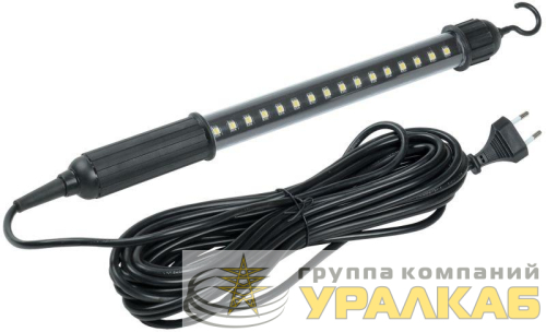 Светильник светодиодный переносной ДРО 2060 IP44 шнур 10м черн. IEK 