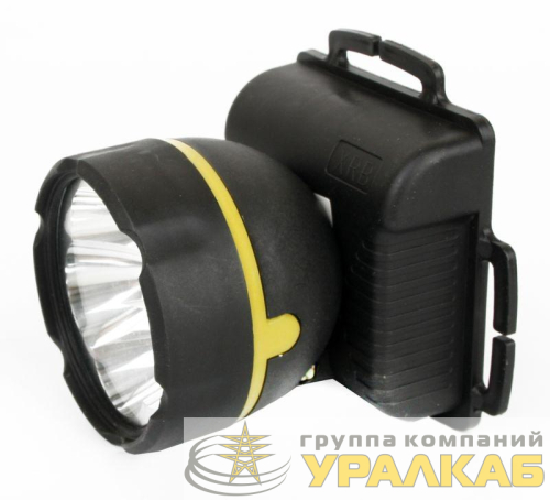 Фонарь налобный 909LED5 (5LED 1 режим; 3хR6 черн.) Ultraflash 