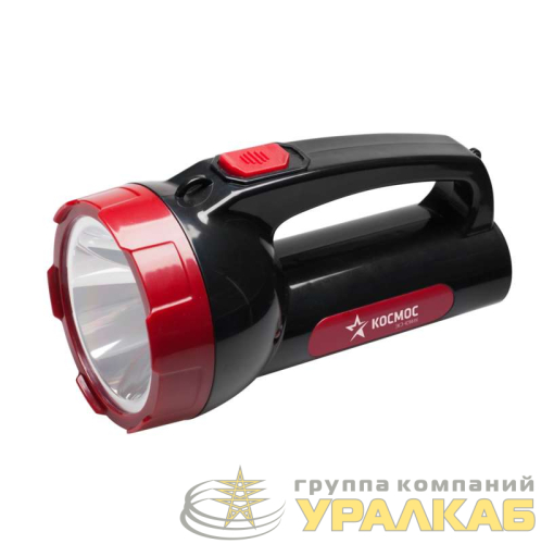 Фонарь аккумуляторный BASIC 1LED 5Вт зарядка 220В КОСМОС 