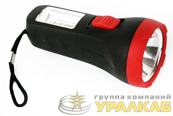 Фонарь LED16014 1 + 4SMD LED 2 реж. 1XR6 пласт блист-пакет Ultraflash 