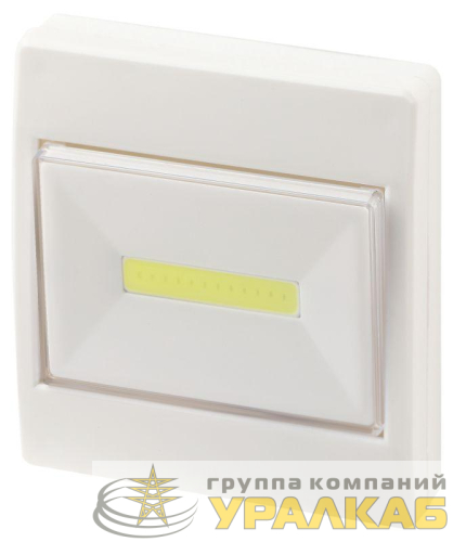 Фонарь светодиодный подсветка SB-102 пушлайт (СОВ; 3хААА; бел. 1шт в пакете) Трофи 
