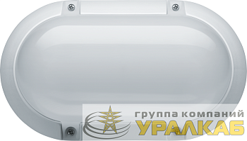 Светильник светодиодный 94 822 NBL-PO1-8-4K-WH-IP65-LED 8Вт 4000К IP65 700лм ЖКХ поликарбонат овал бел. (аналог НПП) Navigator 