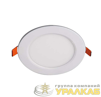 Светильник светодиодный PPL-R WH 6Вт 6500К IP40 d120мм ДВО встраив. ультратонкий кругл. JazzWay 