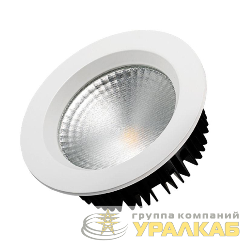 Светильник светодиодный LTD-145WH-FROST-16W Day White 110deg IP44 металл 3 года Arlight 