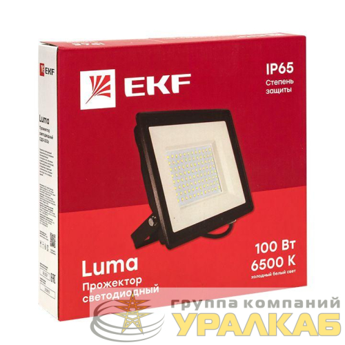 Прожектор светодиодный СДО-3006 100Вт 6500К IP65 Basic EKF 