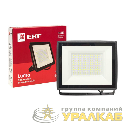 Прожектор светодиодный СДО-3006 100Вт 6500К IP65 Basic EKF 