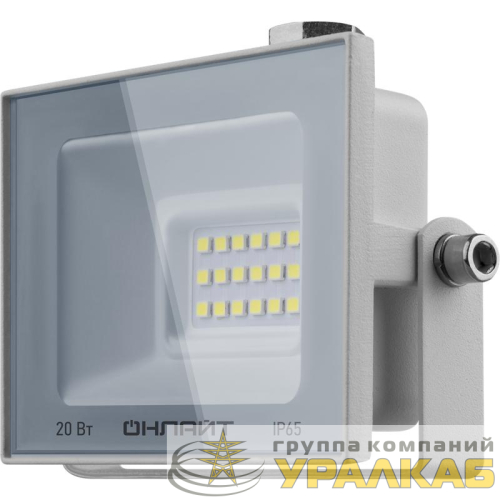 Прожектор светодиодный 90 133 OFL-20-6K-WH-IP65-LED 20Вт 6000К IP65 1600лм бел. ОНЛАЙТ 