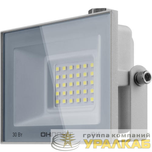 Прожектор светодиодный 90 134 OFL-30-4K-WH-IP65-LED 30Вт 4000К IP65 2400лм бел. ОНЛАЙТ 