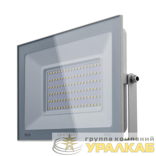 Прожектор светодиодный 90 140 OFL-100-6K-WH-IP65-LED 100Вт 6000К IP65 8000лм бел. ОНЛАЙТ 