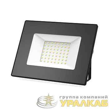 Прожектор светодиодный Elementary 50Вт 6500К IP65 4500лм 200-240В ДО черн. GAUSS 