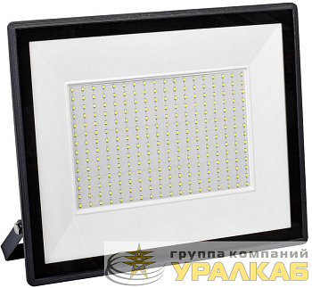 Прожектор светодиодный СДО 06-200 6500К IP65 черн. IEK 