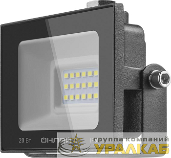Прожектор светодиодный 61 949 OFL-20-6K-BL-IP65-LED 20Вт 6000К IP65 1600лм черн. ОНЛАЙТ 