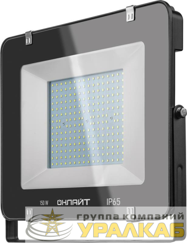 Прожектор светодиодный 14 344 OFL-150-6.5K-BL-IP65-LED 150Вт 6500К IP65 12000лм черн. ОНЛАЙТ 