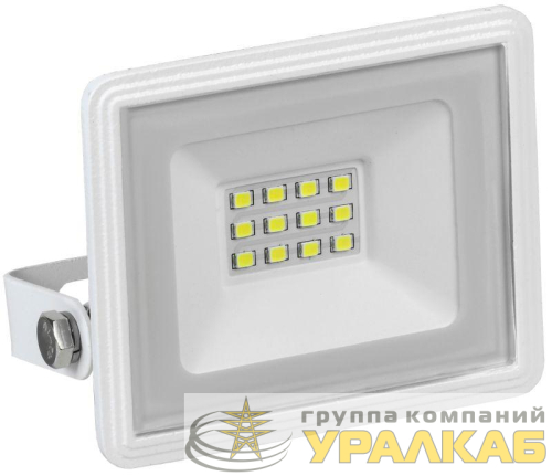 Прожектор светодиодный СДО 06-10 6500К IP65 бел. IEK 