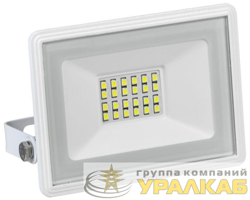 Прожектор светодиодный СДО 06-30 6500К IP65 бел. IEK 