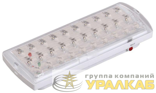 Светильник светодиодный ДПА 2101 30LED IP20 4ч аварийный аккум. IEK 